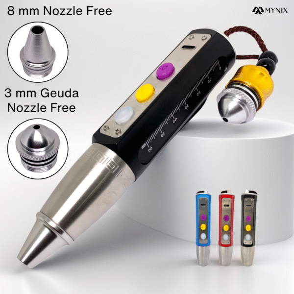 3 LED (White, Yellow & UV395nm Lights) Rechargeable Gem Torch – Bright Portable Flashlight, Long-Lasting Battery, 6-Month Warranty