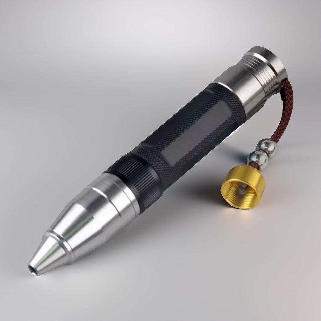 3 LEDs Rechargeable Gem Torch (White, Yellow & 365nm UV Lights) (6 Months Warranty)