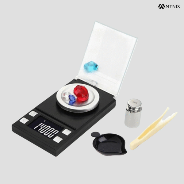 50g x 0.001g High Precision Digital Jewelry Scale - Laboratory Grade for Gold, Silver, Diamonds & Gemstones - Image 2