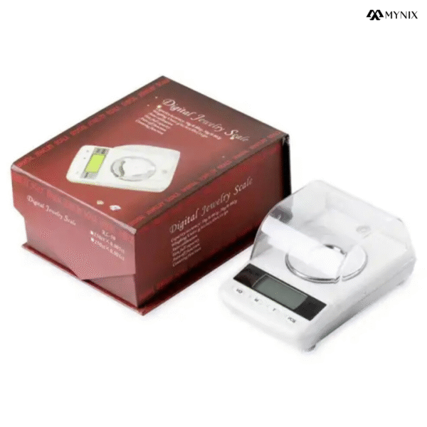 50g x 0.001g High Precision Digital Jewelry Scale - Professional Gold, Diamond & Gemstone Weighing Scale - Image 3