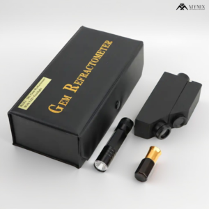 Gemstone Refractometer with LED – 1.3 to 1.81 RI Range for Accurate Gem Identification