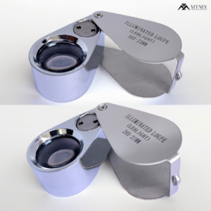 20x/30x LED Jeweler’s Loupe – Portable Magnifying Glass for Gemstone & Jewelry Inspection