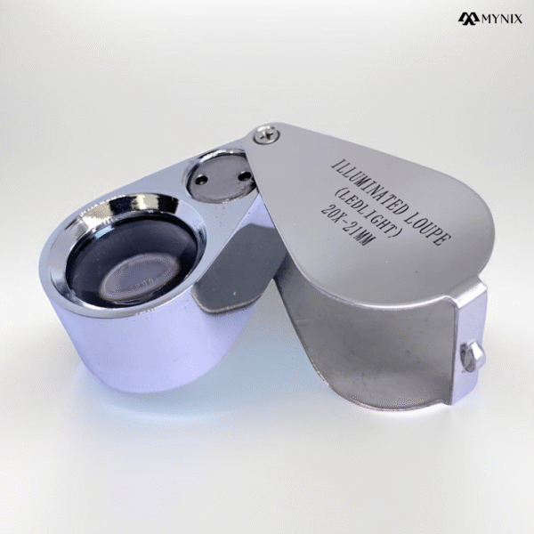 20x/30x LED Jeweler’s Loupe – Portable Magnifying Glass for Gemstone & Jewelry Inspection - Image 2