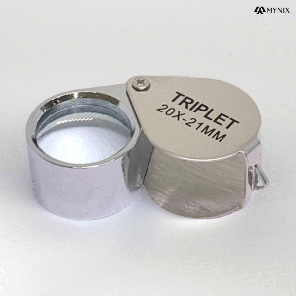 10x/20x/30x Triplet Jeweler’s Loupe – Professional Magnifying Glass for Gemstone & Jewelry Inspection - Image 3