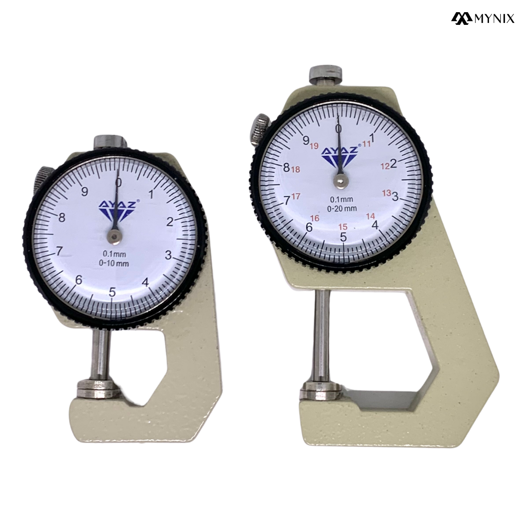Premium 0–10mm & 0–20mm Analog Dial Gemstone Calipers  – Mini Handheld Jewelry Gauge for Diamonds, Pearls & Stones