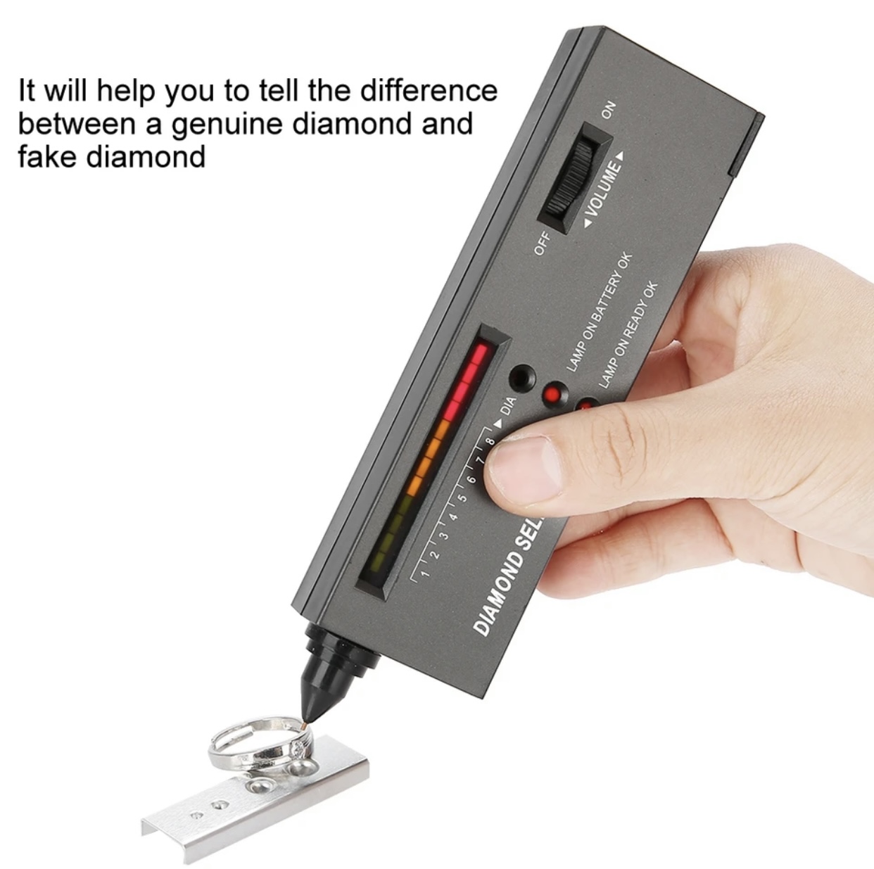 Diamond Selector Gemstone Tester – Professional Portable Diamond Tester Pen for Gem & Jewelry Identification - Image 4