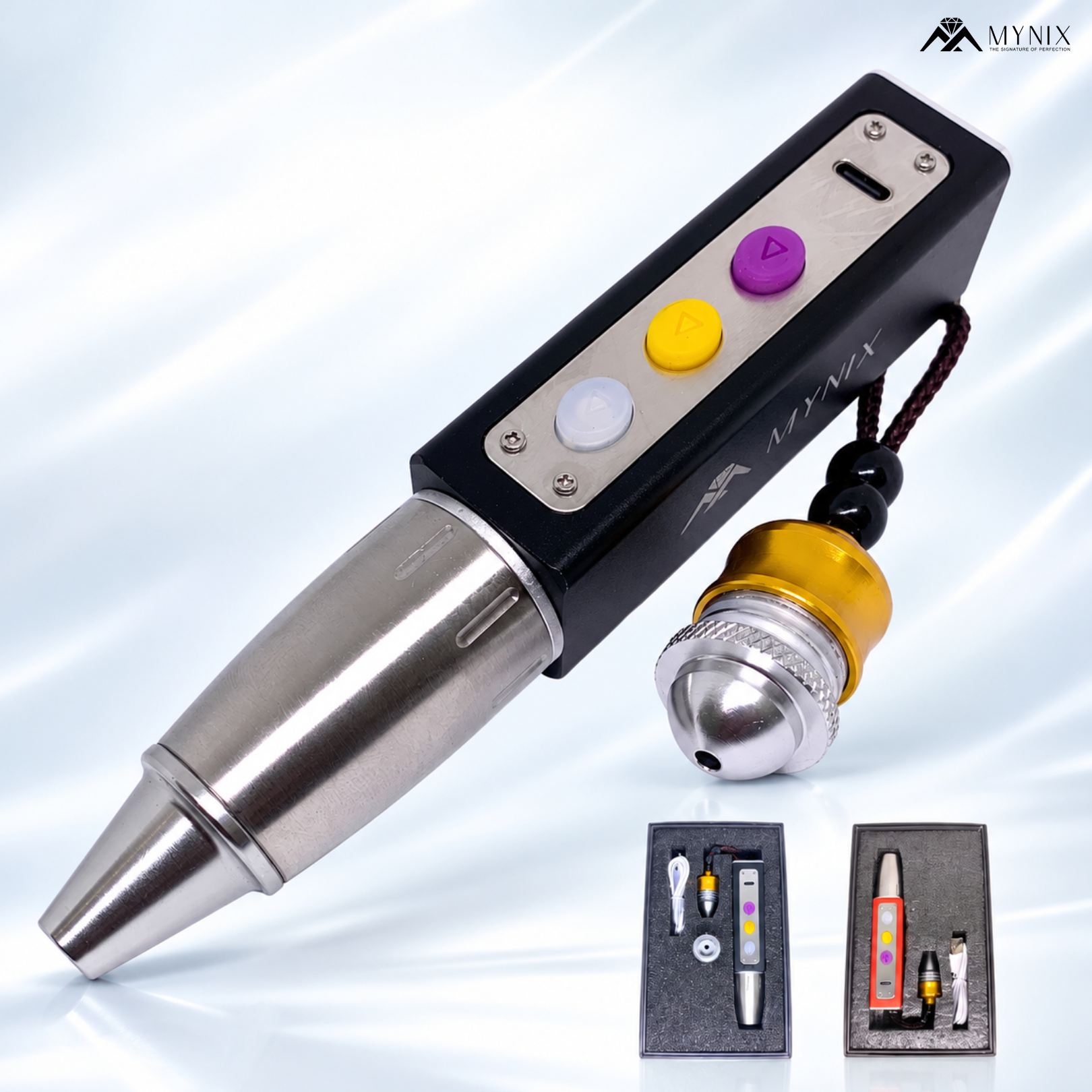 3 LED Rechargeable Gem Torch (Box Type) – White, Yellow & 395nm UV (6 Month Warranty)